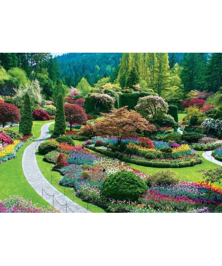 Butchart Gardens - Sunken Garden Jigsaw Puzzle (1000-Piece) $41.45 - Jigsaw Puzzles