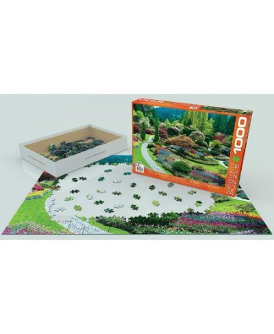 Butchart Gardens - Sunken Garden Jigsaw Puzzle (1000-Piece) $41.45 - Jigsaw Puzzles