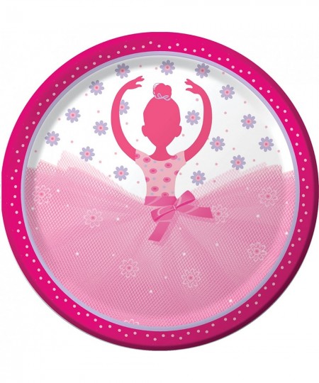 8-Count Round Paper Dinner Plates Tutu Much Fun $15.62 - Kids' Party Tableware