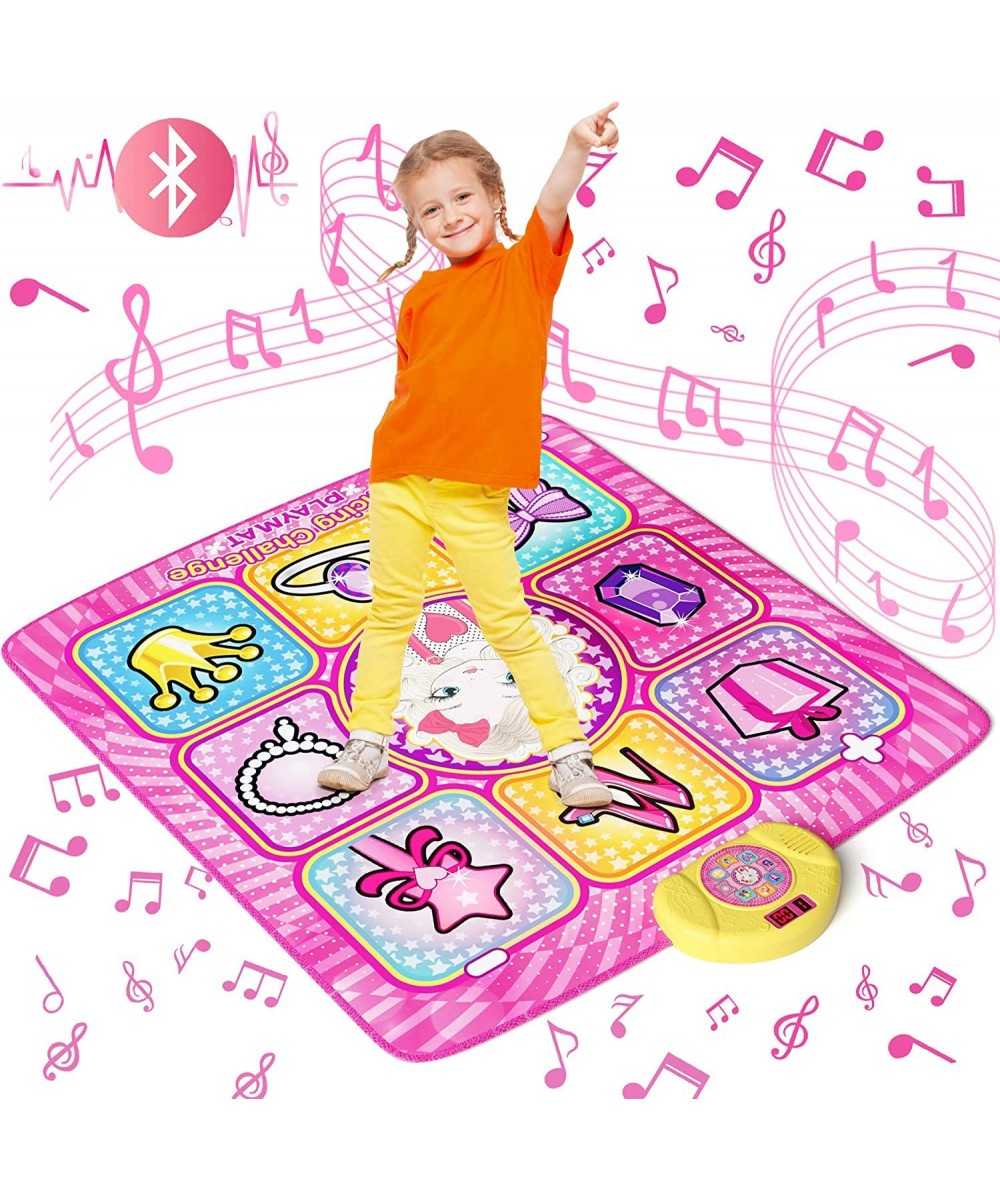 Dance Mat Toys for Girls Birthday Gifts for 3 4 5 6 7 8 9+ Year Old Girl Electronic Music Dance Pad with Bluetooth Function 6...