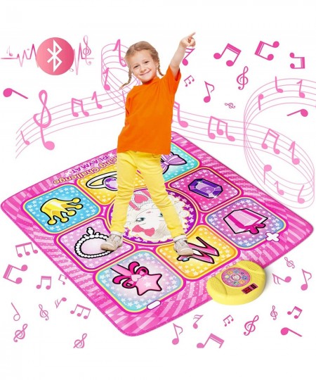 Dance Mat Toys for Girls Birthday Gifts for 3 4 5 6 7 8 9+ Year Old Girl Electronic Music Dance Pad with Bluetooth Function 6...