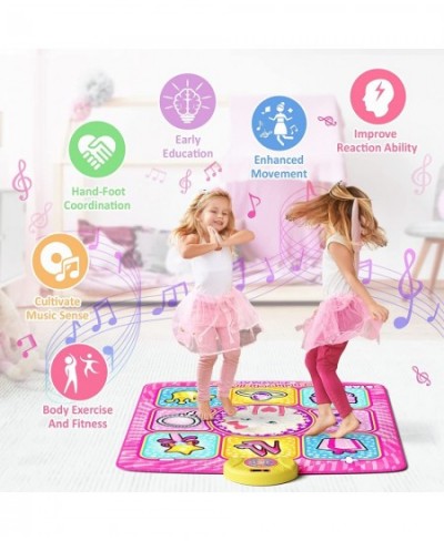 Dance Mat Toys for Girls Birthday Gifts for 3 4 5 6 7 8 9+ Year Old Girl Electronic Music Dance Pad with Bluetooth Function 6...