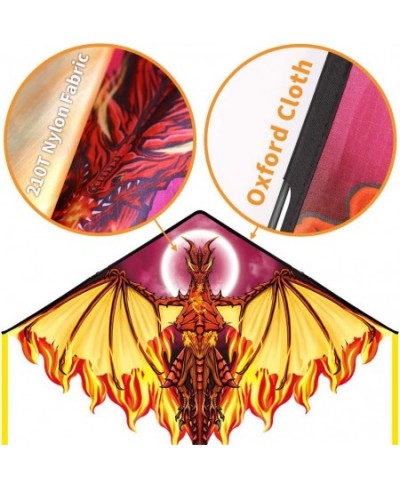 Dragon Kite for Kids Adults Easy to Fly Best Delta Beach Kite 300ft Kite String $31.22 - Kites & Wind Spinners