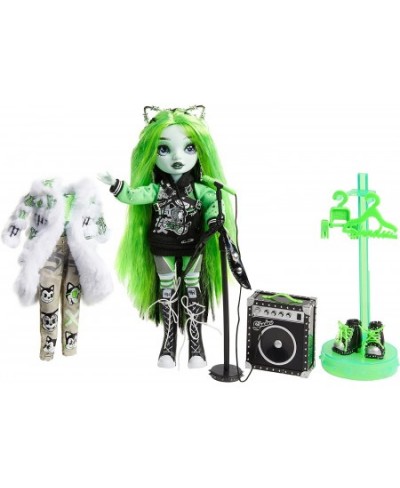 Rainbow Vision Shadow High Neon Shadow- Harley Limestone (Neon Green) Posable Fashion Doll. 2 Designer Outfits to Mix & Match...