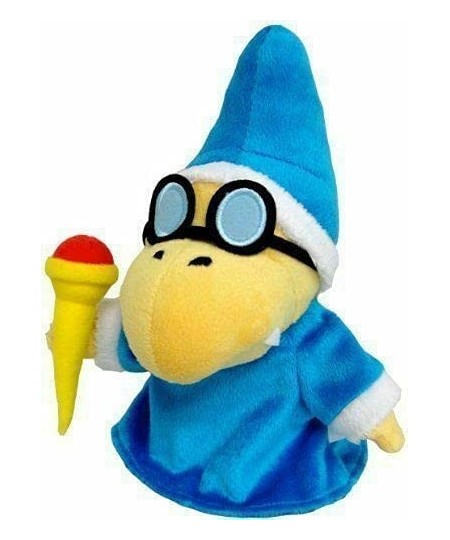 New Nice Super Mario Magikoopa Kamek 7" Plush Stuffed Soft Toy Animal Magic Koopa Figure Durable $26.31 - Plush Figure Toys