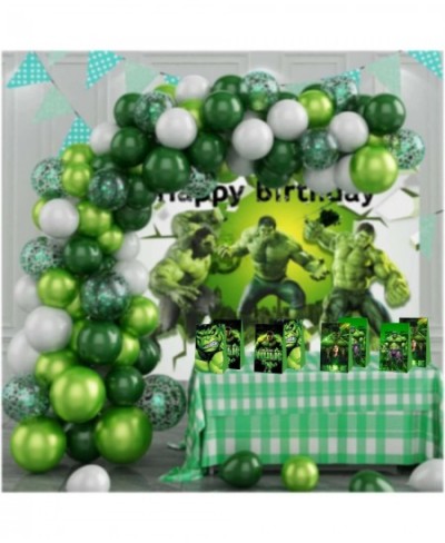 12pcs Superhero Party Favor Gift Bags Green Boys Birthday Party Supplies for Kids Party Decorations $24.71 - Kids' Party Favo...