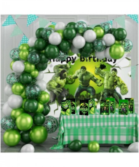 12pcs Superhero Party Favor Gift Bags Green Boys Birthday Party Supplies for Kids Party Decorations $24.71 - Kids' Party Favo...