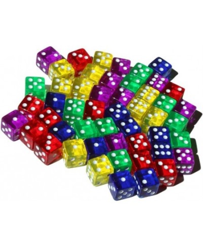 50 6-Sided Dice | 16mm | 5 Colors for Math and dice Games $20.03 - Game Accessories