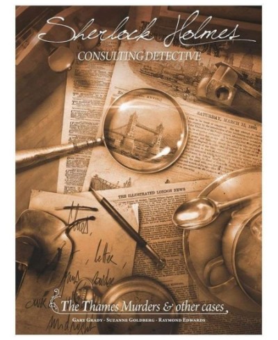 Sherlock Holmes Consulting Detective - The Thames Murders & Other Cases Board/ Mystery Game for Teens and Adults | Ages 14+ |...