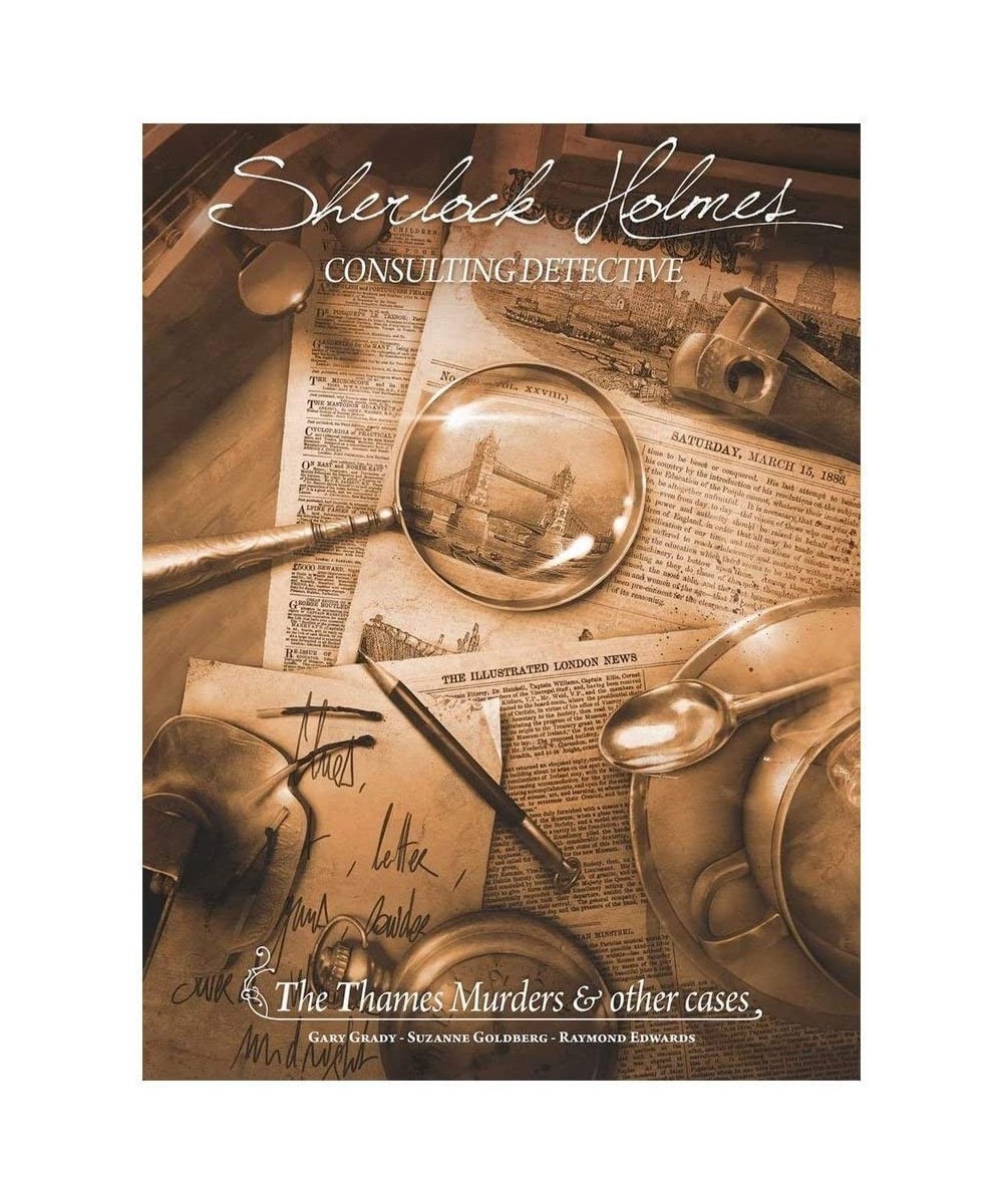 Sherlock Holmes Consulting Detective - The Thames Murders & Other Cases Board/ Mystery Game for Teens and Adults | Ages 14+ |...