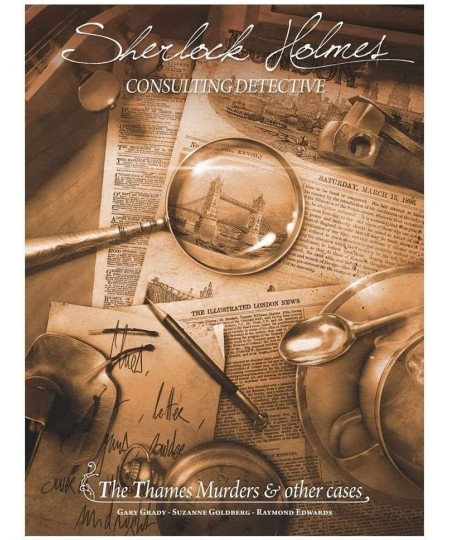 Sherlock Holmes Consulting Detective - The Thames Murders & Other Cases Board/ Mystery Game for Teens and Adults | Ages 14+ |...