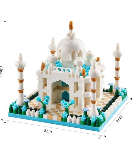 Taj Mahal Architecture Set Micro Mini Blocks Building Model Set for Adults Famous Landmark Collection Kit Perfect Toys Gifts ...