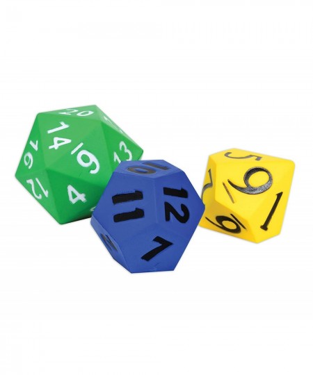 Jumbo Polyhedra Die - 20 Sides - Large Foam Dice for Games - Teach Numbers Probability Addition and Subtraction $23.91 - Game...