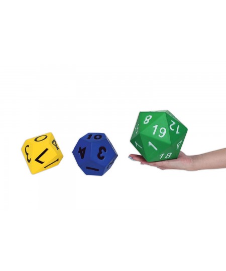 Jumbo Polyhedra Die - 20 Sides - Large Foam Dice for Games - Teach Numbers Probability Addition and Subtraction $23.91 - Game...