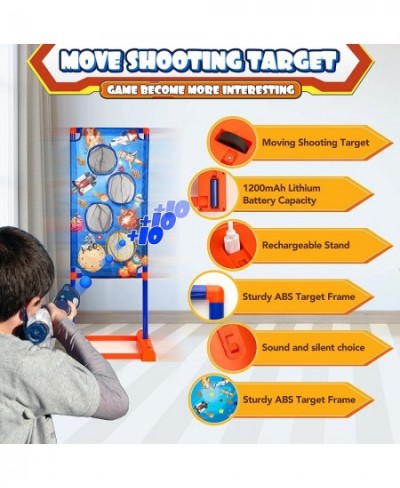 [2022 New] Toy Gun for Age 5 6 7 8 9 10 Years Old Boys Girls Best Kid Shooting Game Toys with Moving Shooting Target 2 Popper...