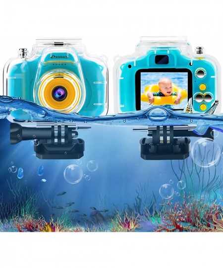 Kids Camera Waterproof Case - Waterproof House Underwater Case Kids Camera 2 Inches IPS Screen Sturdy Shockproof Multiple Acc...