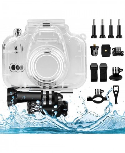 Kids Camera Waterproof Case - Waterproof House Underwater Case Kids Camera 2 Inches IPS Screen Sturdy Shockproof Multiple Acc...