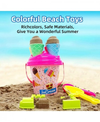 Beach Toys Sand Toys Set for Kids Play Sand Ice Cream Kit Beach Shovels Kit Sandbox Toys Summer Outdoor Games Beach Toys Gift...