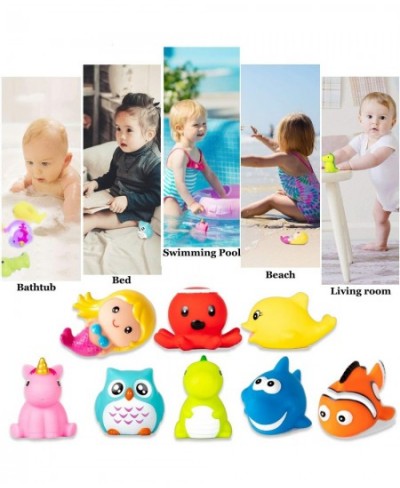 Bath Toys for Toddlers Baby 8 Pack Light Up Toys - Bathtub Toy Flashing Colourful LED Light Shower Bathtime For Kids Infants ...