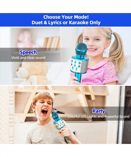 Karaoke Microphone for Kids Gifts Age 3-10 Hot Toys for 4 5 6 7 8 9 Year Old Girls Singing Microphone Birthday Gifts for 8 9 ...