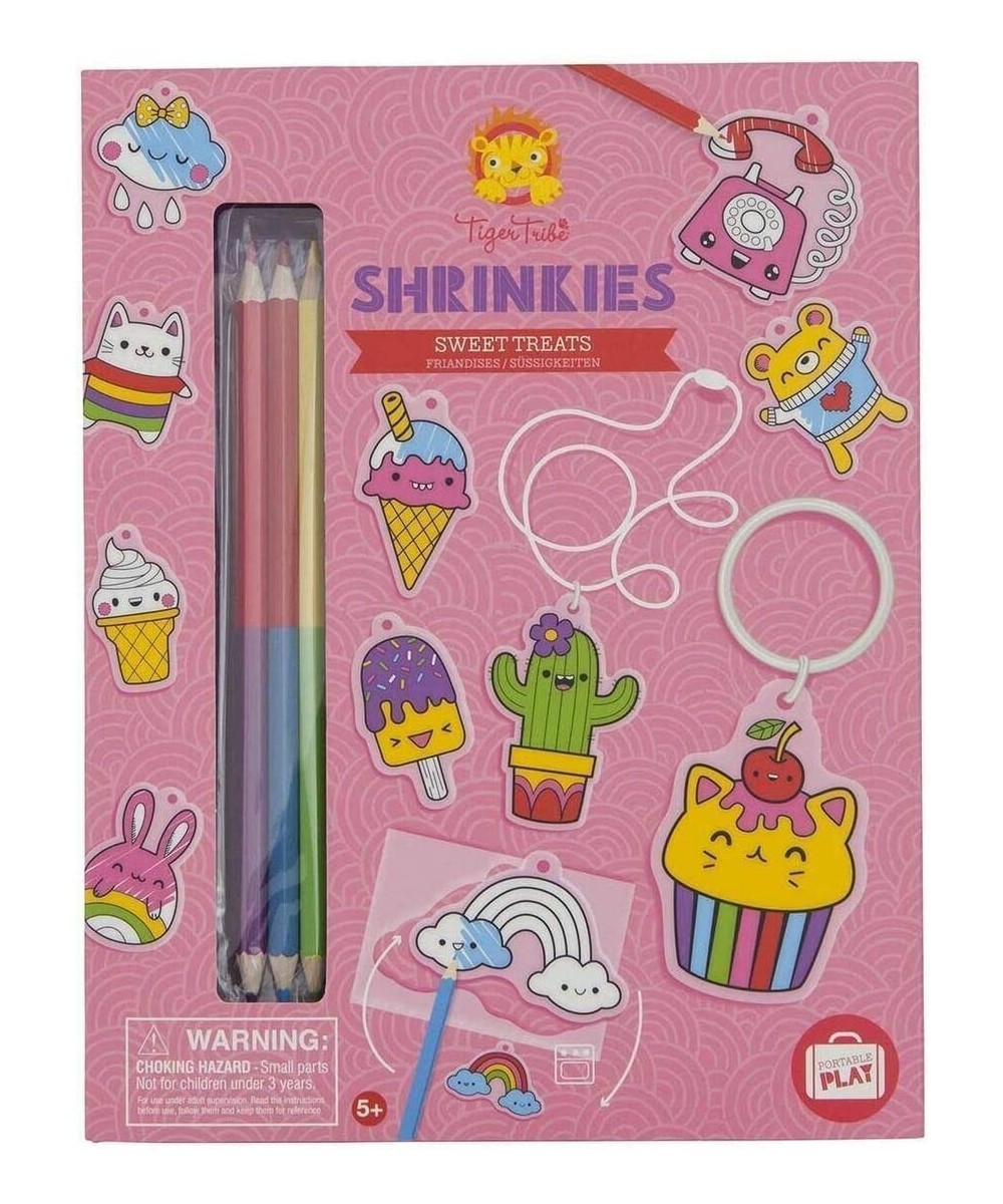 Big Game Toys~Sweet Treats Shrinkies Shrinky Art Shrink Film Kit Girl Dinks Jewelry Keychain $30.61 - Kids' Drawing & Writing...