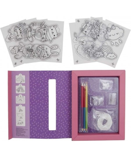 Big Game Toys~Sweet Treats Shrinkies Shrinky Art Shrink Film Kit Girl Dinks Jewelry Keychain $30.61 - Kids' Drawing & Writing...