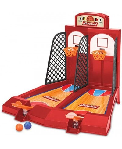 One or Two Player Desktop Basketball Game Classic Arcade Games Basket Ball Shootout Table Top Toy $35.61 - Toy Sports Products