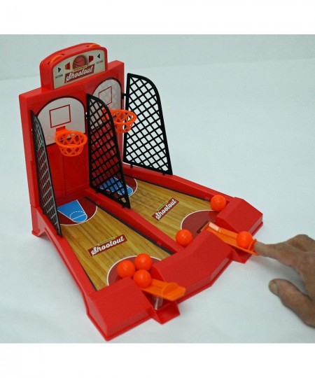 One or Two Player Desktop Basketball Game Classic Arcade Games Basket Ball Shootout Table Top Toy $35.61 - Toy Sports Products