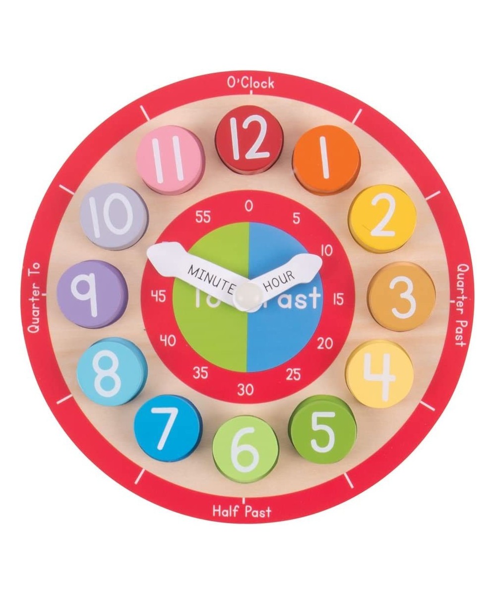 Wooden Teaching Clock - Tell The Time $32.66 - Early Development & Activity Toys