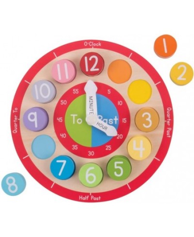 Wooden Teaching Clock - Tell The Time $32.66 - Early Development & Activity Toys