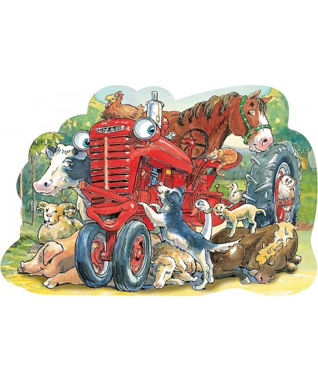 Floor Puzzle - Jumbo Size 36 Piece Jigsaw Puzzle for Kids - Tractor Mac Farm Shaped Puzzle - 3ftx2ft $29.98 - Jigsaw Puzzles