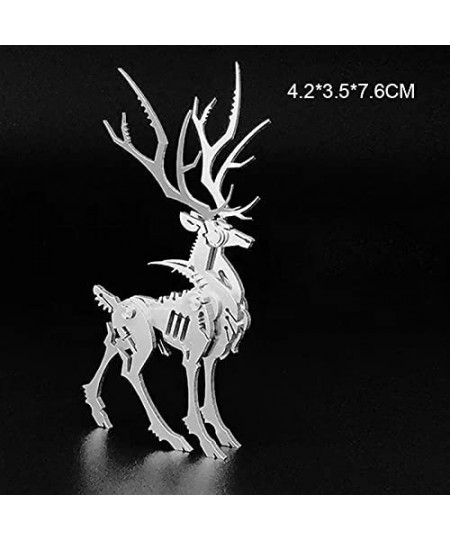 Steel Warcrafts 3D Metal Puzzle for Kids and Adults Gift Collection DIY Assemble Scorpion and Elk Model Kit Detachable Jigsaw...