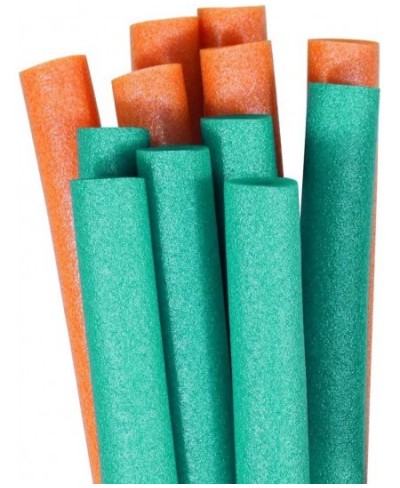 Premium Swimming Pool Noodles Teal and Orange 12-Pack $75.56 - Swimming Pool & Outdoor Water Toys