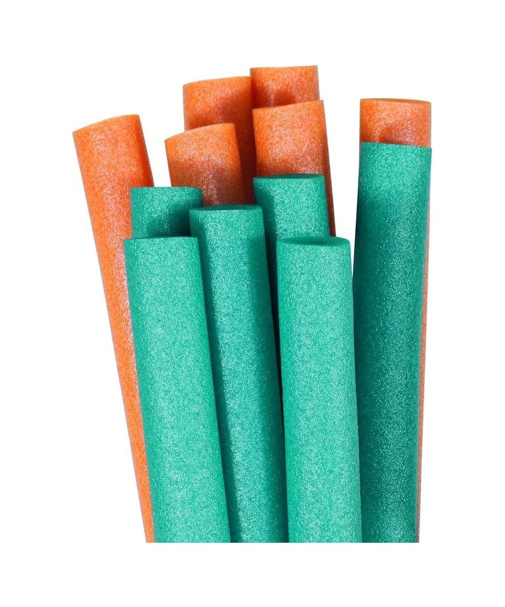 Premium Swimming Pool Noodles Teal and Orange 12-Pack $75.56 - Swimming Pool & Outdoor Water Toys