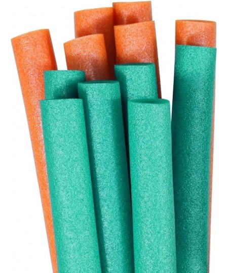 Premium Swimming Pool Noodles Teal and Orange 12-Pack $75.56 - Swimming Pool & Outdoor Water Toys