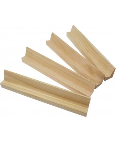 Wooden Domino Trays Set of 4 Wood Domino Racks Domino Holders for Domino Tiles (Domino Trays) $27.78 - Domino & Tile Games