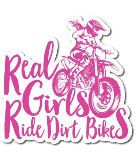 Real Girls Ride Dirt Bikes |Great Gift Idea|Great Gift Idea|Decal Sticker|2 Pack|5 Inch Stickers|FBAS11124 $16.21 - Kids' Sti...