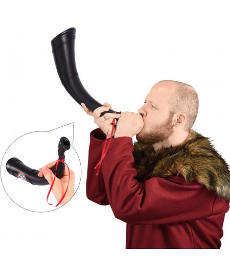 4pcs Viking Drinking Horn Authentic Viking Blow Horn Pirate Sounding Winding Blowing Toy for Halloween Kids Party $22.78 - No...