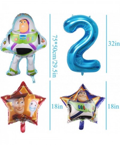 Toy Story Party Supplies 2nd Birthday Party Balloons Set for Toy Inspired Story Party Decorations $18.89 - Kids' Party Decora...