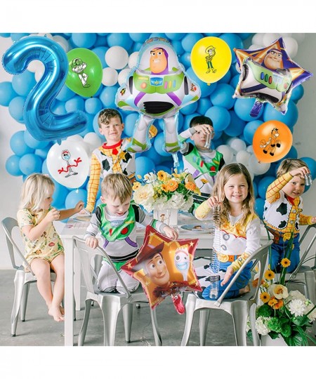 Toy Story Party Supplies 2nd Birthday Party Balloons Set for Toy Inspired Story Party Decorations $18.89 - Kids' Party Decora...