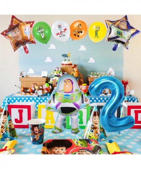 Toy Story Party Supplies 2nd Birthday Party Balloons Set for Toy Inspired Story Party Decorations $18.89 - Kids' Party Decora...