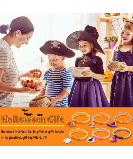 24 Pcs Halloween Party Favor Glow Zipper Bracelets for Kids Halloween Glow Trick or Treat Bracelet Stress Fidget Halloween Zi...