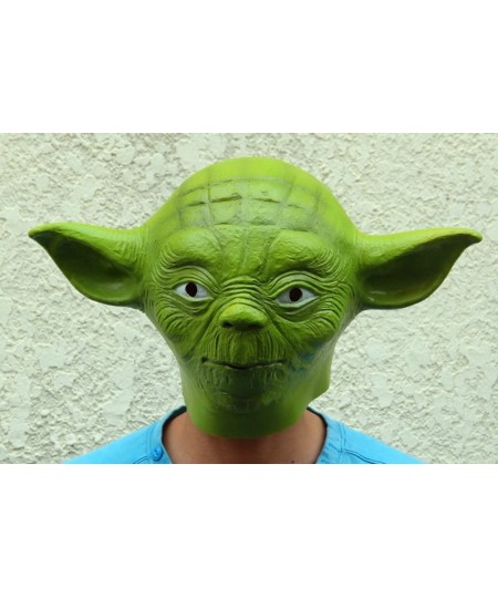 Latex Skull Alien Monster Green Yodas Halloween Mask $44.22 - Kids' Dress-Up Accessories