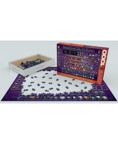 Periodic Table (Illustrated) 1000 Piece Puzzle $29.91 - Jigsaw Puzzles