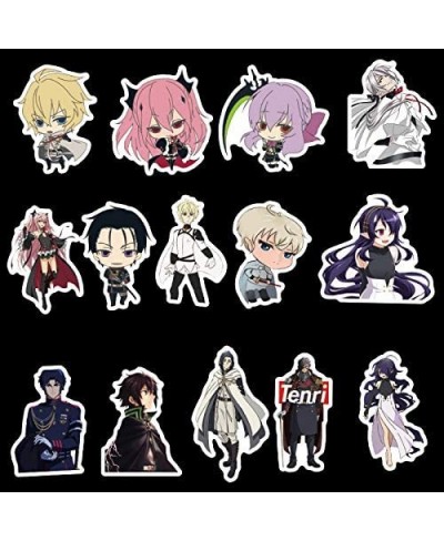 50Pcs/lot Seraph of The end Card Stickers Funny Toys Kids Cartoon Anime Characters Sticker Collection DIY Bus Stickers LD $14...