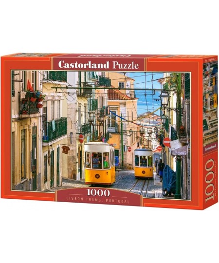 1000 Piece Jigsaw Puzzle Lisbon Trams Portugal European Puzzle Sister City of San Francisco Adult Puzzle C-104260-2 $31.37 - ...