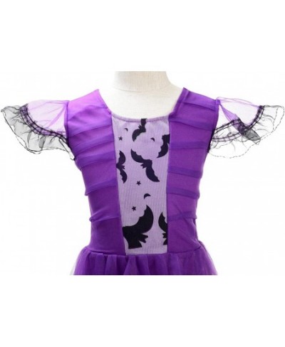 Toddler Little Girls Halloween Costume Fancy Dress Up with Bat Wings Purple $33.65 - Kids' Costumes