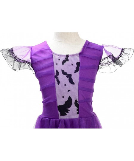 Toddler Little Girls Halloween Costume Fancy Dress Up with Bat Wings Purple $33.65 - Kids' Costumes