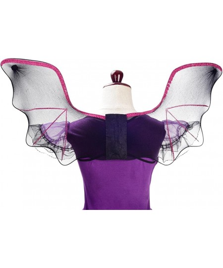 Toddler Little Girls Halloween Costume Fancy Dress Up with Bat Wings Purple $33.65 - Kids' Costumes