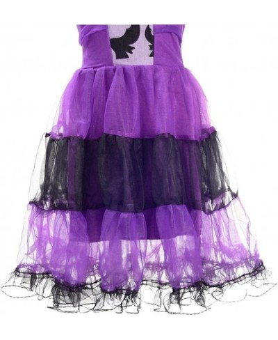 Toddler Little Girls Halloween Costume Fancy Dress Up with Bat Wings Purple $33.65 - Kids' Costumes